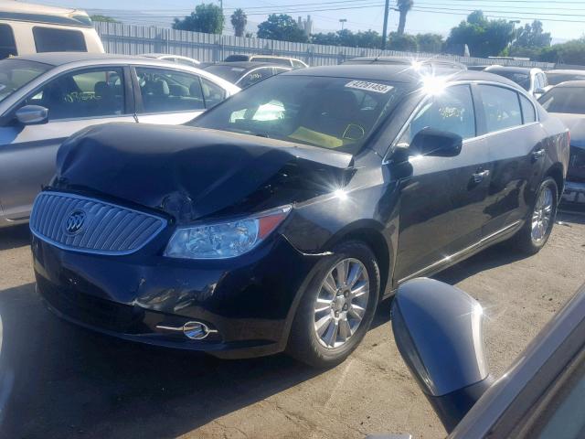 1G4GB5GG3AF215519 - 2010 BUICK LACROSSE C BLACK photo 2