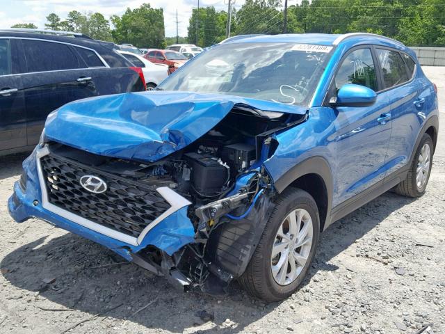 KM8J33A43KU859556 - 2019 HYUNDAI TUCSON LIM BLUE photo 2