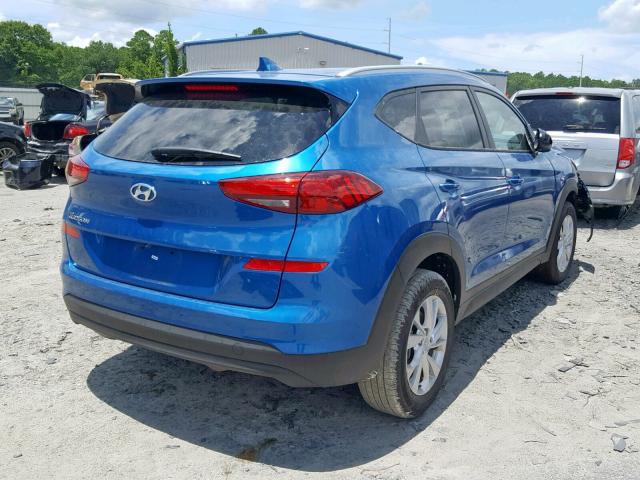 KM8J33A43KU859556 - 2019 HYUNDAI TUCSON LIM BLUE photo 4