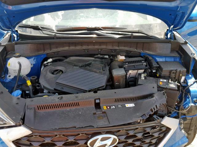 KM8J33A43KU859556 - 2019 HYUNDAI TUCSON LIM BLUE photo 7