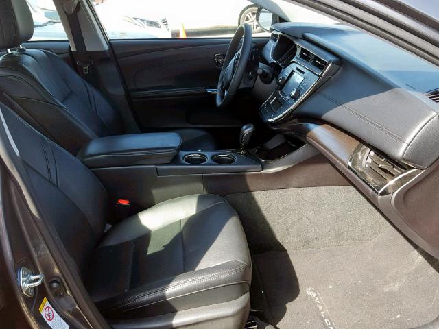 4T1BK1EBXJU284391 - 2018 TOYOTA AVALON XLE CHARCOAL photo 5