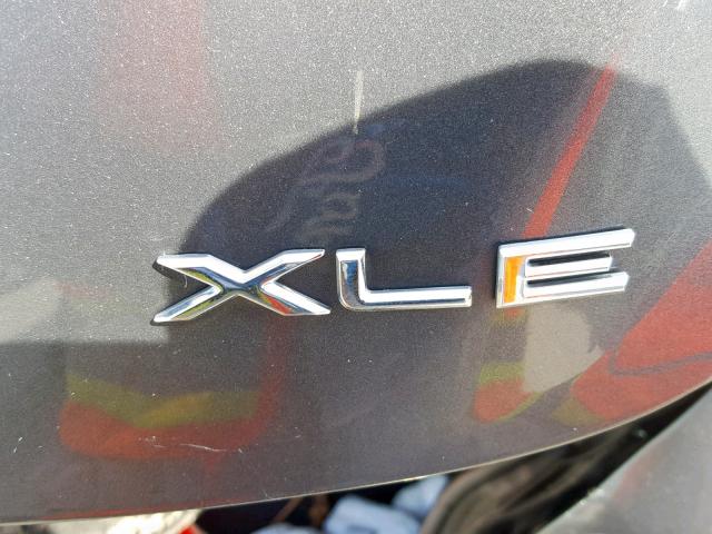 4T1BK1EBXJU284391 - 2018 TOYOTA AVALON XLE CHARCOAL photo 9