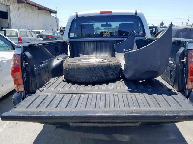 5TENX22N07Z443006 - 2007 TOYOTA TACOMA SILVER photo 6