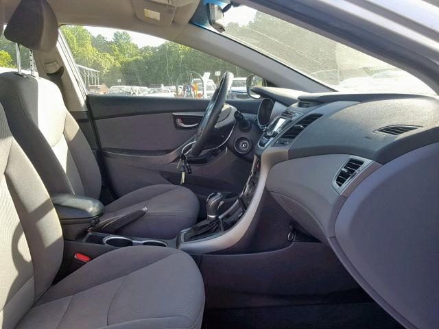 KMHDH4AE8EU087086 - 2014 HYUNDAI ELANTRA SE SILVER photo 5