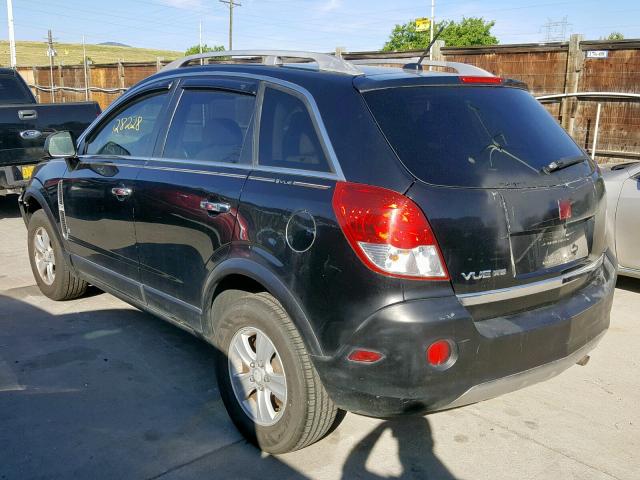 3GSCL33P28S627435 - 2008 SATURN VUE XE BLACK photo 3