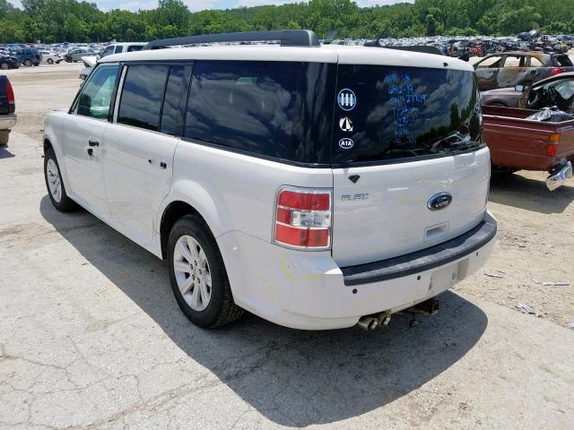 2FMDK51C09BA23528 - 2009 FORD FLEX SE WHITE photo 3