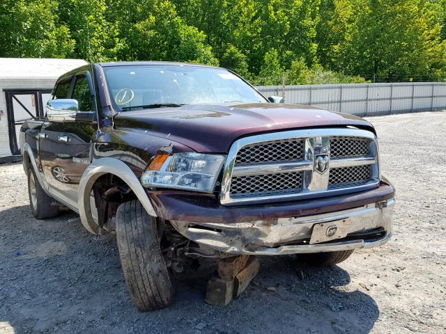 1C6RD7NT0CS147426 - 2012 DODGE RAM 1500 L BURGUNDY photo 1