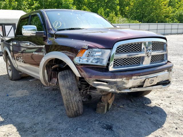 1C6RD7NT0CS147426 - 2012 DODGE RAM 1500 L BURGUNDY photo 9