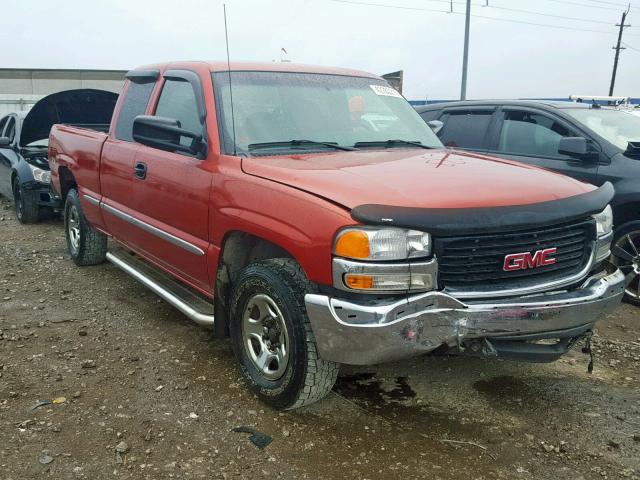 1GTEK19V6YE345374 - 2000 GMC NEW SIERRA ORANGE photo 1