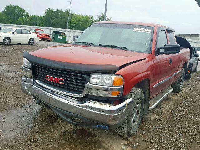 1GTEK19V6YE345374 - 2000 GMC NEW SIERRA ORANGE photo 2