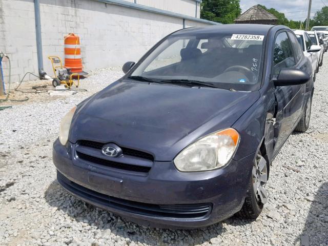 KMHCM36CX7U021893 - 2007 HYUNDAI ACCENT GS GRAY photo 2