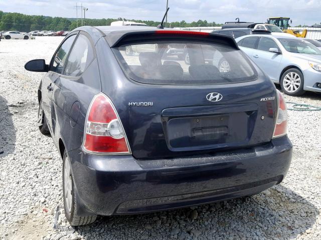 KMHCM36CX7U021893 - 2007 HYUNDAI ACCENT GS GRAY photo 3