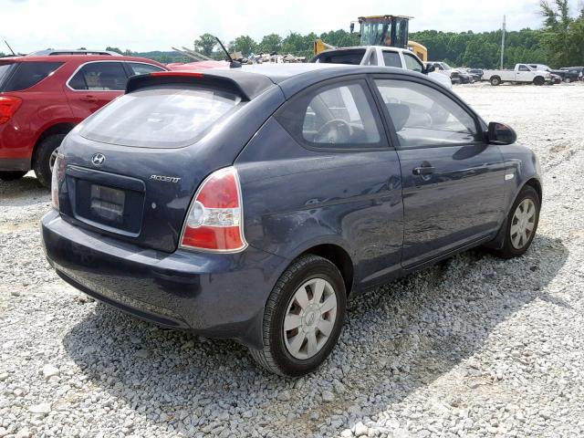 KMHCM36CX7U021893 - 2007 HYUNDAI ACCENT GS GRAY photo 4