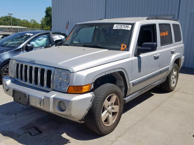 1J8HG48K68C175576 - 2008 JEEP COMMANDER ვერცხლისფერი ფოტო 2