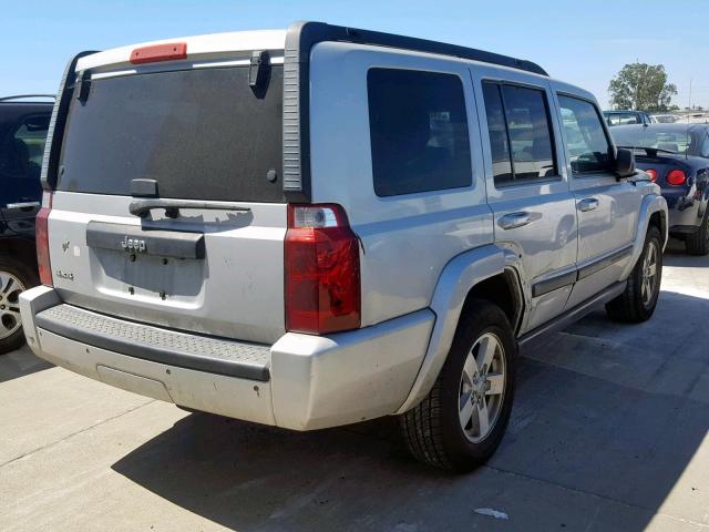 1J8HG48K68C175576 - 2008 JEEP COMMANDER ვერცხლისფერი ფოტო 4