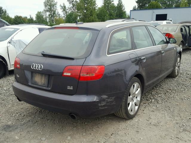 WAUKH74F26N168711 - 2006 AUDI A6 AVANT Q CHARCOAL photo 4