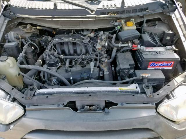 4N2ZN17T81D821451 - 2001 NISSAN QUEST GLE TAN photo 7