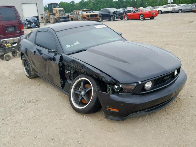 1ZVBP8CH7A5160043 - 2010 FORD MUSTANG GT BLACK photo 1