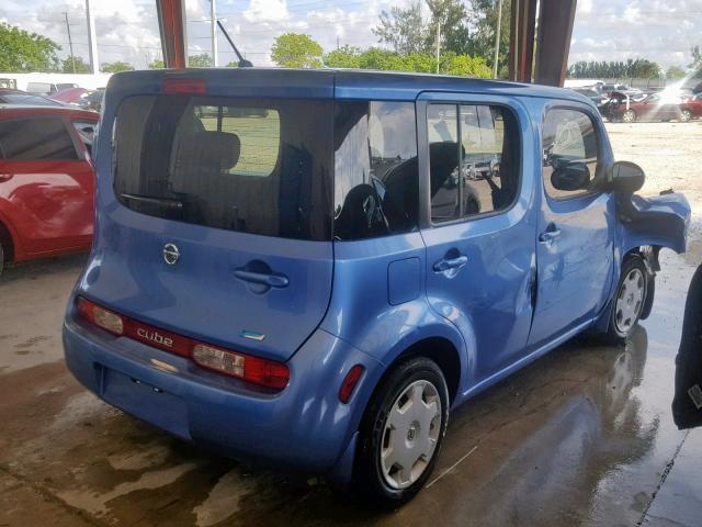 JN8AZ2KR0DT305606 - 2013 NISSAN CUBE S BLUE photo 4