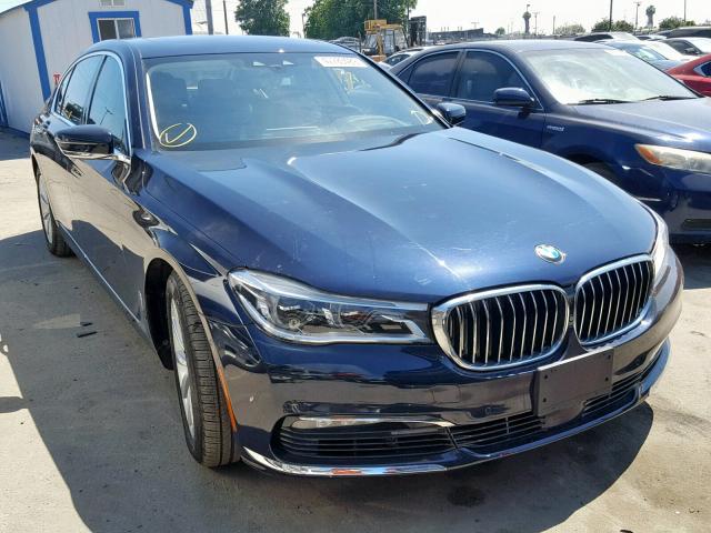 WBA7F2C52GG418851 - 2016 BMW 750 XI BLUE photo 1