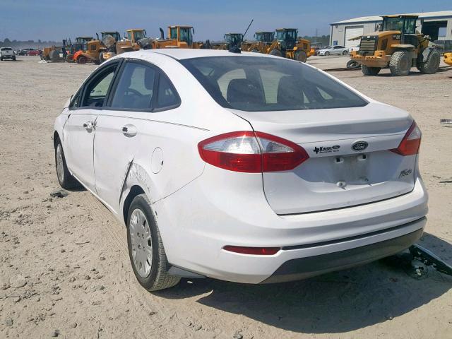 3FADP4AJXHM109723 - 2017 FORD FIESTA S WHITE photo 3