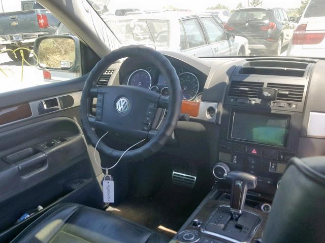 WVGCM77L64D050728 - 2004 VOLKSWAGEN TOUAREG 4. GRAY photo 9