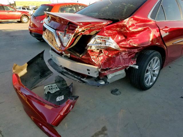 4T1BD1FK8FU168834 - 2015 TOYOTA CAMRY HYBR RED photo 9