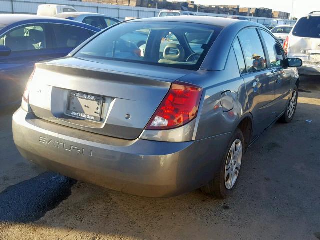 1G8AJ52F25Z108097 - 2005 SATURN ION LEVEL CHARCOAL photo 4