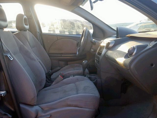 1G8AJ52F25Z108097 - 2005 SATURN ION LEVEL CHARCOAL photo 5