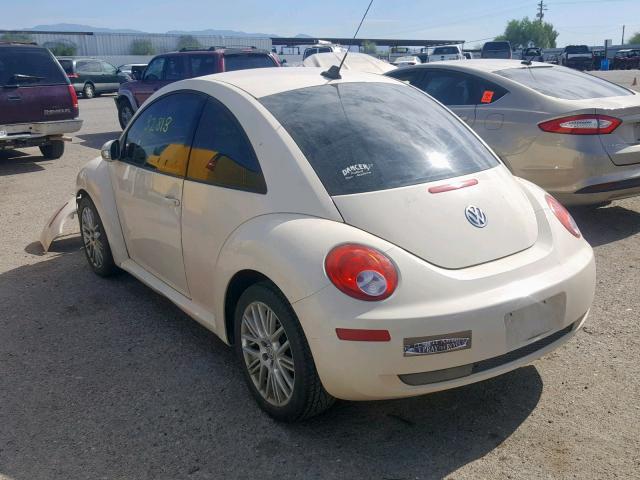 3VWPW31C39M518733 - 2009 VOLKSWAGEN NEW BEETLE أبيض صورة 3