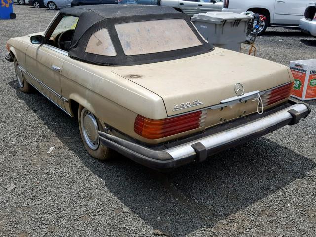 10704412015634 - 1974 MERCEDES-BENZ 450 SL GOLD photo 3