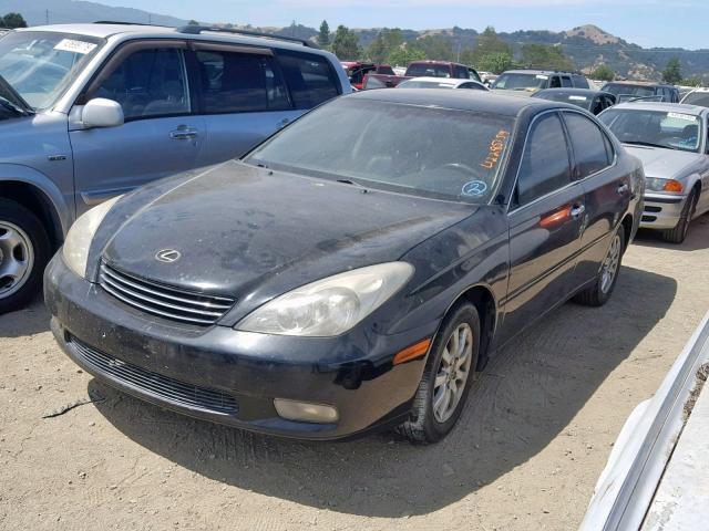 JTHBF30G436007670 - 2003 LEXUS ES 300 BLACK photo 2