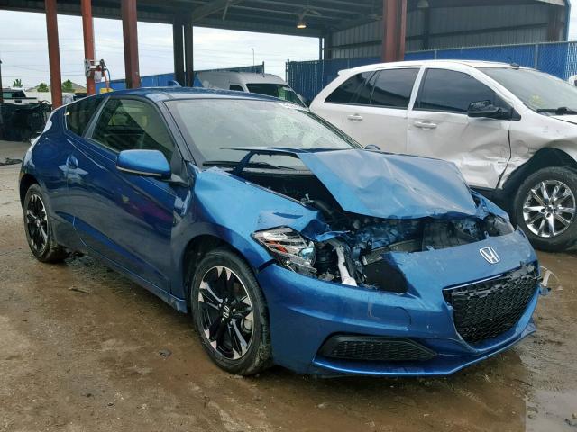 JHMZF1D44FS002631 - 2015 HONDA CR-Z BLUE photo 1