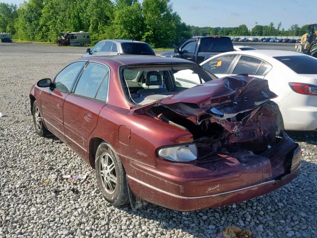 2G4WB55K1Y1307541 - 2000 BUICK REGAL LS BURGUNDY photo 3