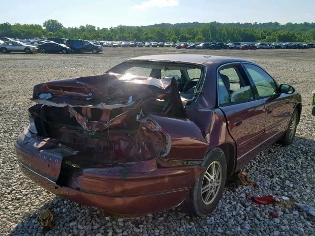 2G4WB55K1Y1307541 - 2000 BUICK REGAL LS BURGUNDY photo 4