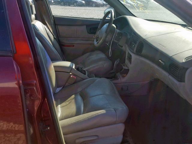 2G4WB55K1Y1307541 - 2000 BUICK REGAL LS BURGUNDY photo 5