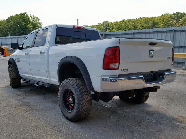 3C6UR5DL0DG525240 - 2013 RAM 2500 SLT WHITE photo 3