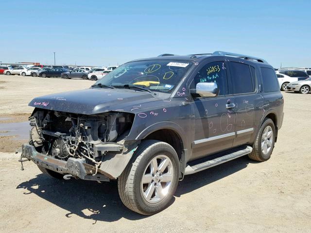 5N1BA0NF7BN620770 - 2011 NISSAN ARMADA PLA GRAY photo 2