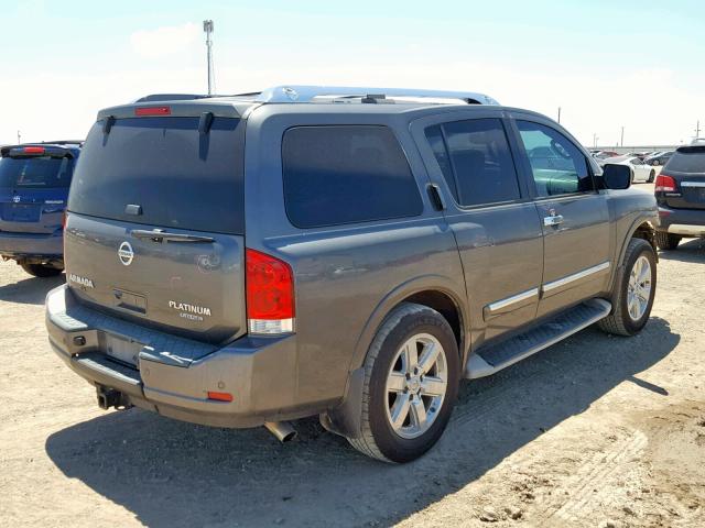 5N1BA0NF7BN620770 - 2011 NISSAN ARMADA PLA GRAY photo 4