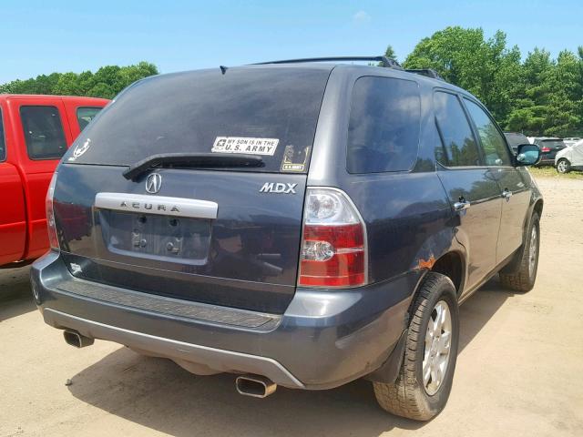 2HNYD18696H521318 - 2006 ACURA MDX TOURIN GRAY photo 4