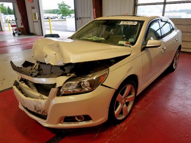 1G11J5SX3DF185567 - 2013 CHEVROLET MALIBU LTZ თეთრი ფოტო 2