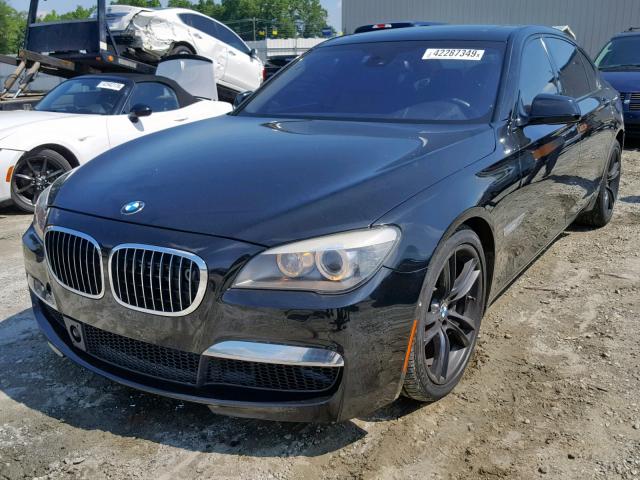 WBAKB0C55ACY40136 - 2010 BMW 760 LI BLACK photo 2