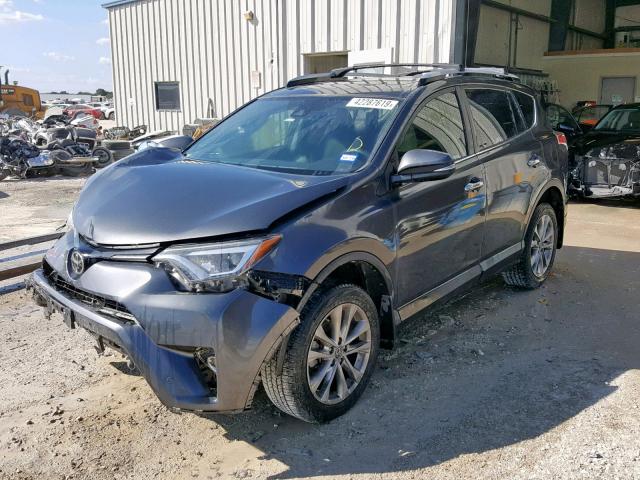 JTMYFREV5GD081669 - 2016 TOYOTA RAV4 LIMIT GRAY photo 2