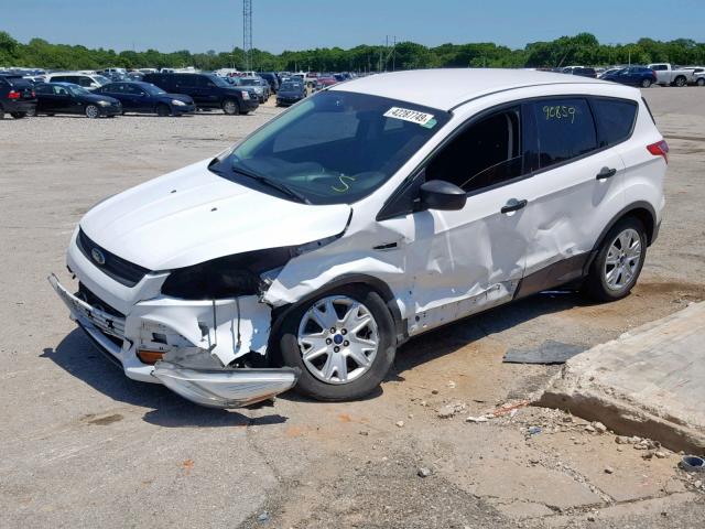 1FMCU0F74EUC51735 - 2014 FORD ESCAPE S WHITE photo 10