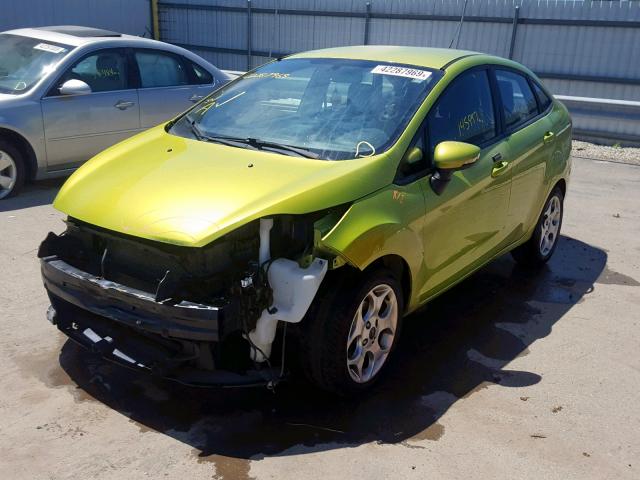 3FADP4CJ5BM105812 - 2011 FORD FIESTA SEL GREEN photo 2