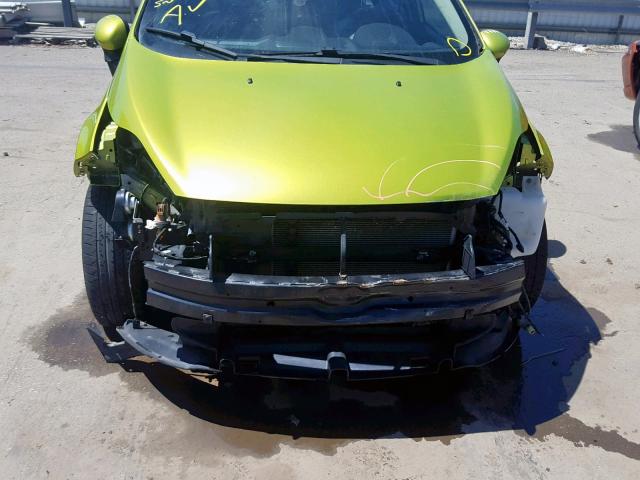 3FADP4CJ5BM105812 - 2011 FORD FIESTA SEL GREEN photo 9