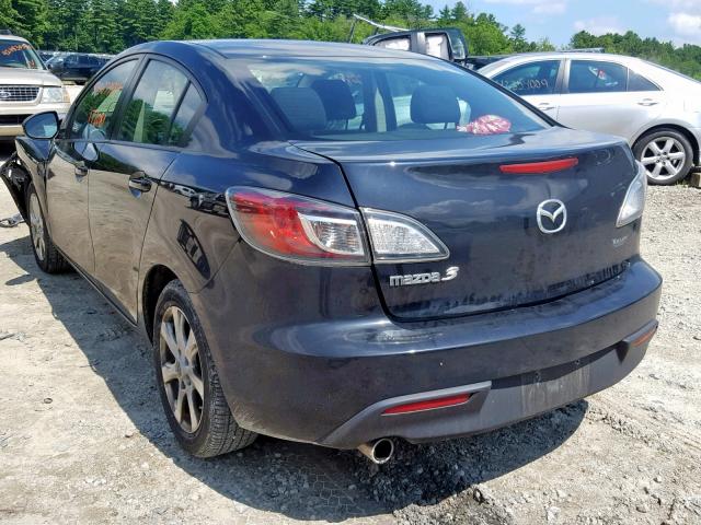 JM1BL1SG7A1351385 - 2010 MAZDA 3 I BLACK photo 3