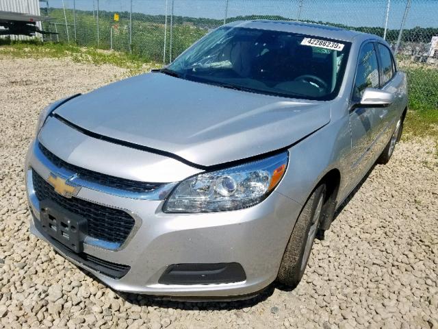 1G11C5SL9FF134049 - 2015 CHEVROLET MALIBU 1LT 银色 照片 2