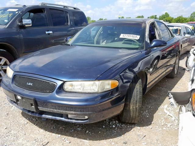 2G4WB55K321175891 - 2002 BUICK REGAL LS BLUE photo 2