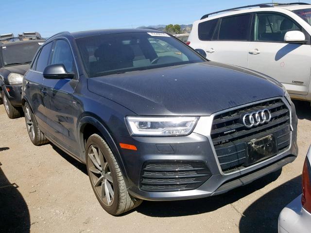 WA1JCCFS9JR007610 - 2018 AUDI Q3 PREMIUM GRAY photo 1